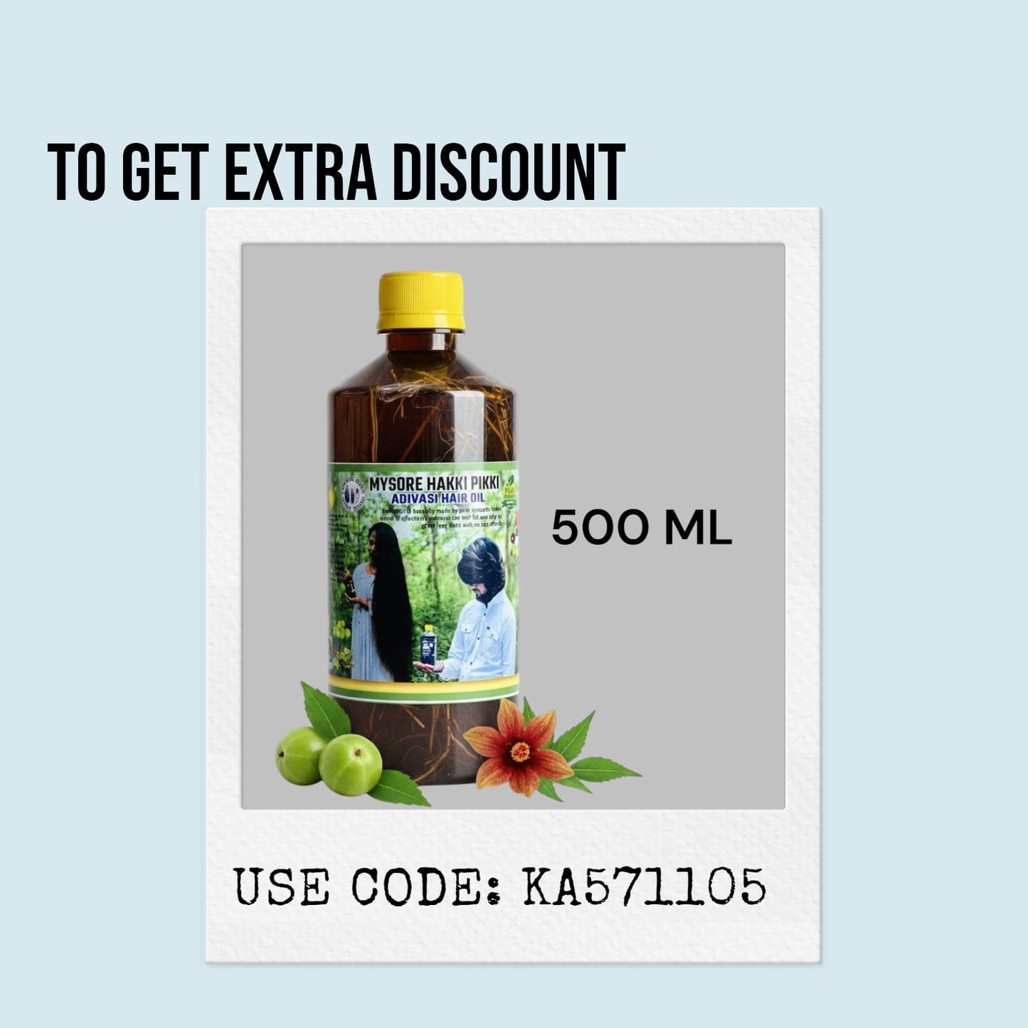 Mysore Hakki Pikki Hair Oil- 500ML